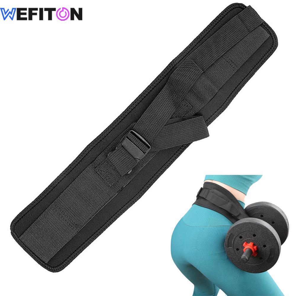 Bc Pet Supplies Hip Thrust Belt For Glutes Workout Padded Weighted Belt Compatible With Dumbbells Kettlebells Home Gym Booty Building