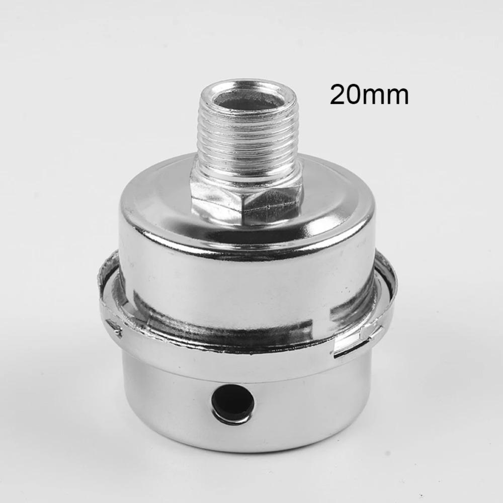 

1Pcs 12.5mm/16mm/20mm Air Compressor Muffler G1/4 G3/8 G1/2 Metal Noise Filter Portable Pump Parts Air Compressor Siliencer