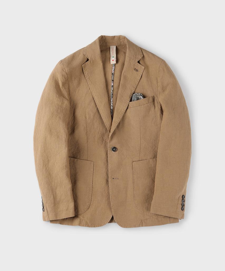 Panicale Beige Signature Linen Jacket