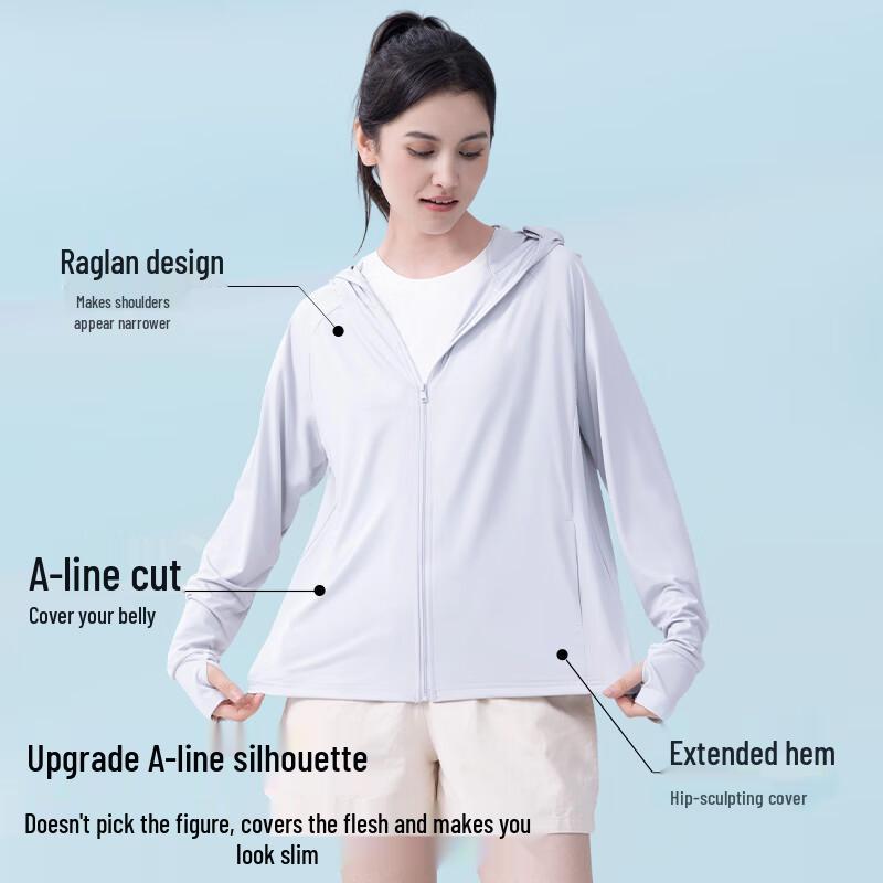 LANGSHA Women's Ice Silk UV Protection Sun Jacket