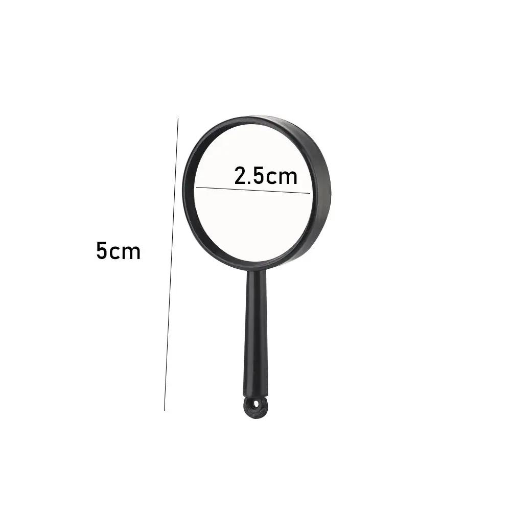 1/5/10pcs Hand Held Magnifier 5X Magnifying Jewelry Loupe Insect viewer Magnifiers Plastic 25mm Educational Reading Glass Lens