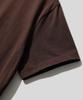 FP142 Orbt 974Og Silket Short Sleeve T-Shirt Dark Brown Sjst1526