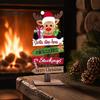 Holiday Mantle Decorations Christmas Table Decoration, Rustic Wooden Tabletop Sign, Vintage Farmhouse Decorative Indoor Party Decor Desktop Plaque for