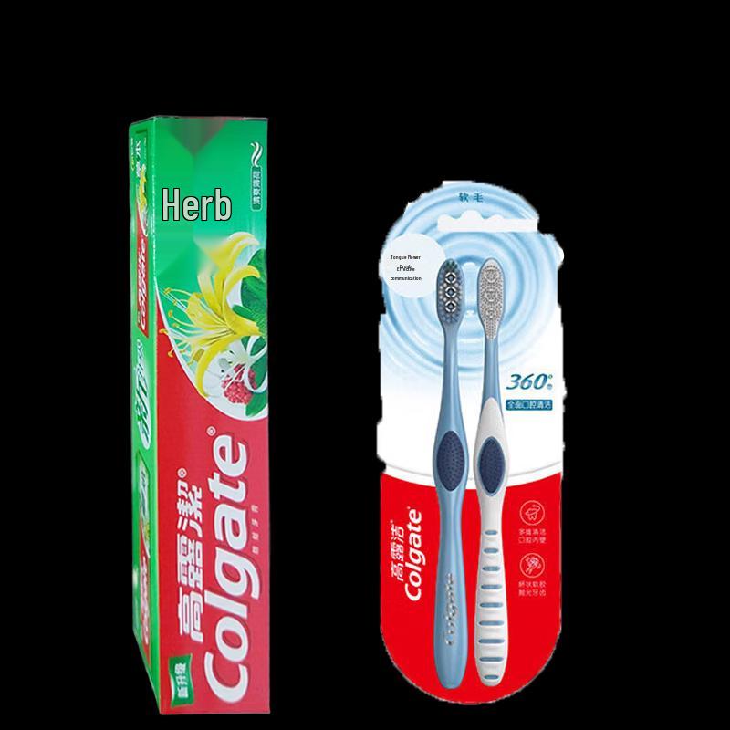 

Colgate Herbal Toothpaste & 360 Toothbrush Set