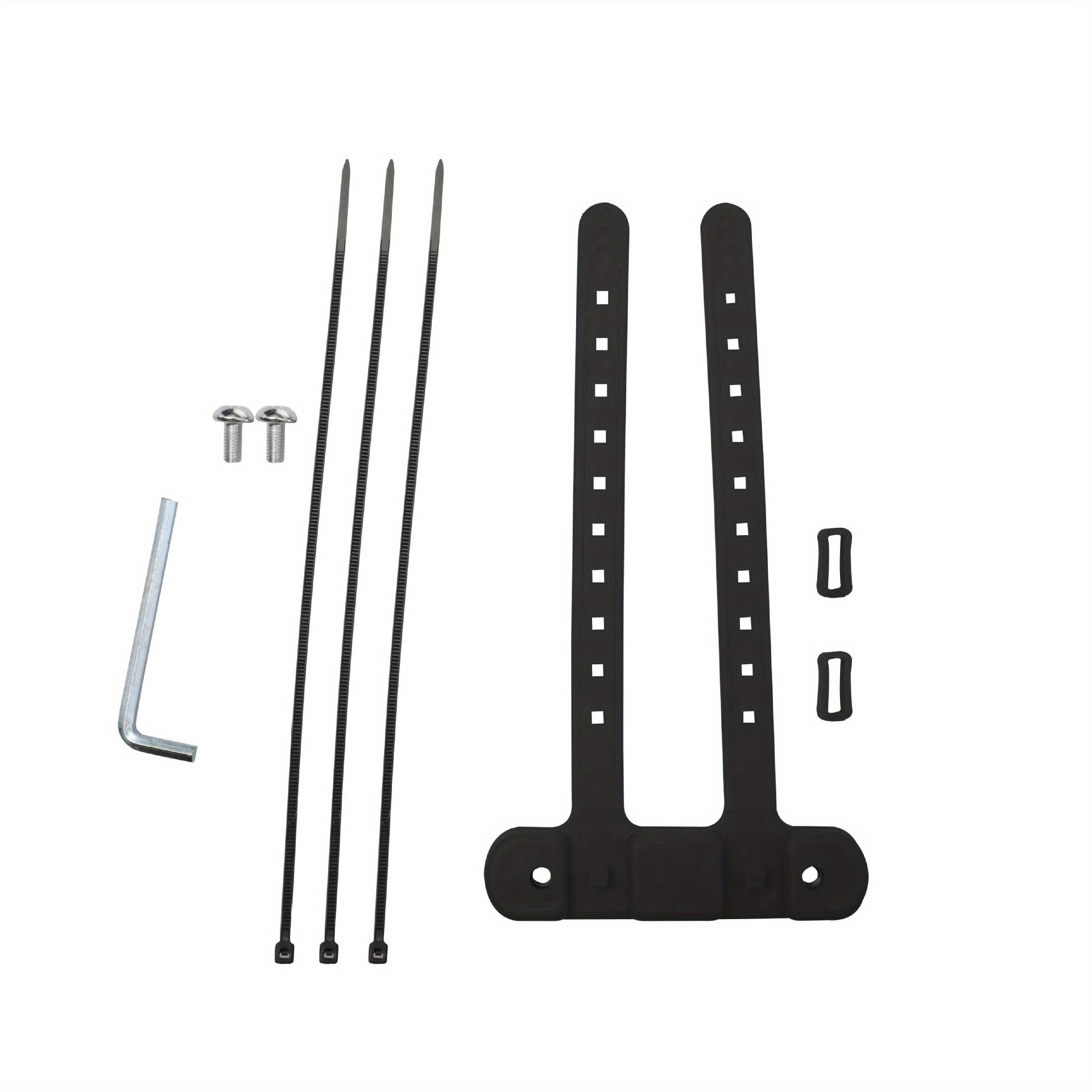 

Адаптер для крепления бутылки с водой для велосипеда, силиконовый гелевый бандаж, ремешок для крепления чайника, подседельный штырь, рама вилки, адаптер для установки держателя чёрный