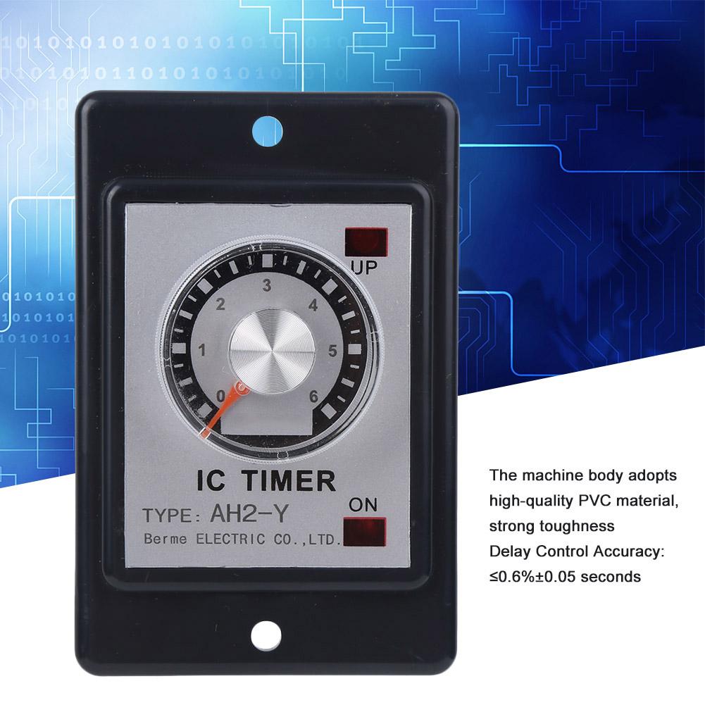 BERM Time Relay Electronic Relay Switches Timer Delay Timer AH2Y 6S
