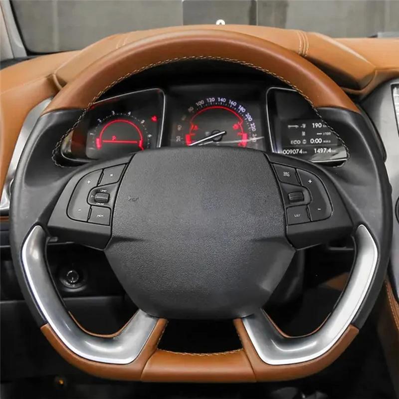 Car Steering Wheel Cruise Switch Button Audio Volume Control Switch Buttons For Citroen Cactus DS5 DS6-M53K