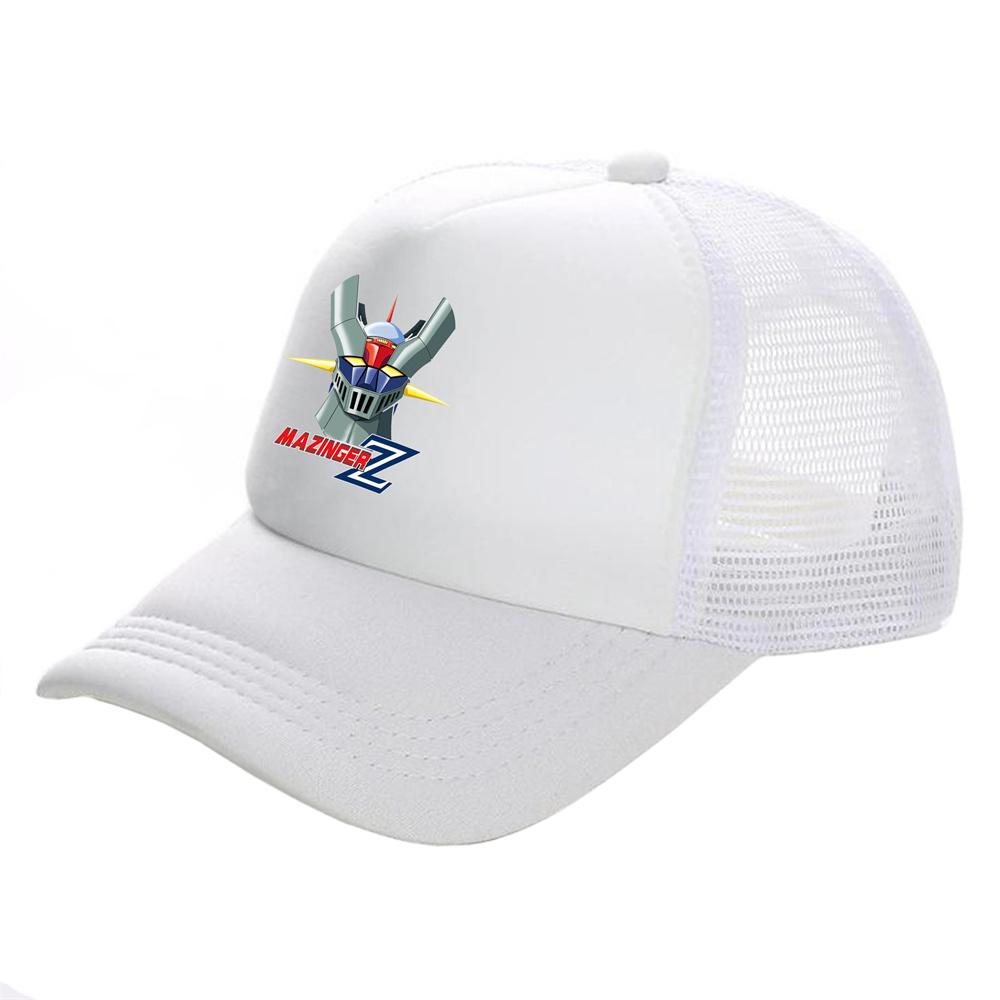 Japanese Anime Mazinger Z Trucker Caps Fashion Baseball Cap Summer Unisex Women Mesh Hats