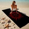 Supernatural Symbol Stylish Digital Printing Beach Towel Quickdrying Absorbent Blanket For Beach Pool Gym Travel Christmas Gift C922148