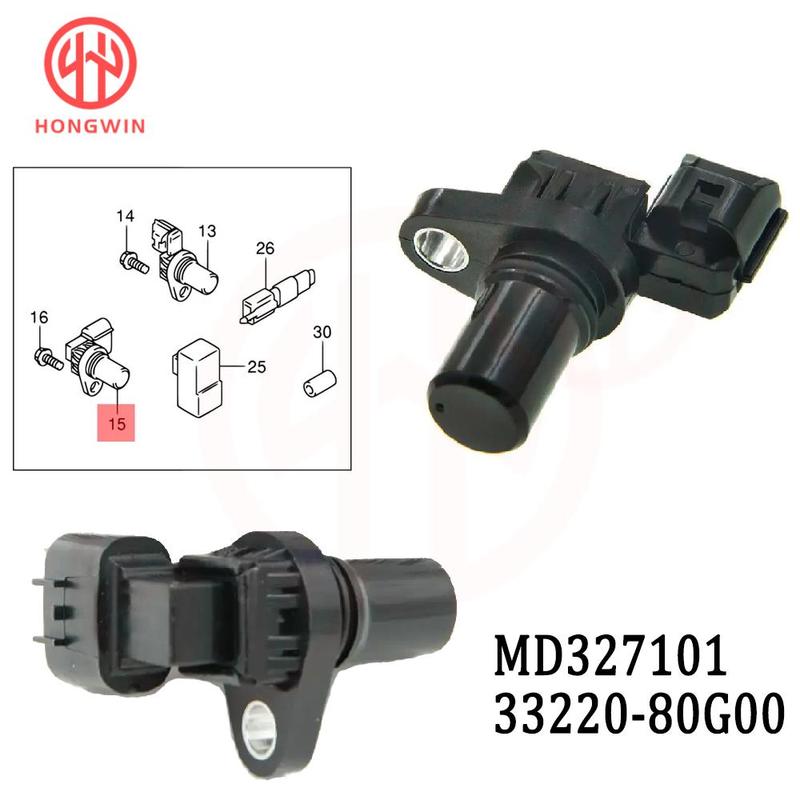 Camshaft Crankshaft Position Sensor MD327101 33220-80G00  J5T23891 For Subaru Justy III Suzuki Ignis Jimny Liana Wagon 1.3 1.5