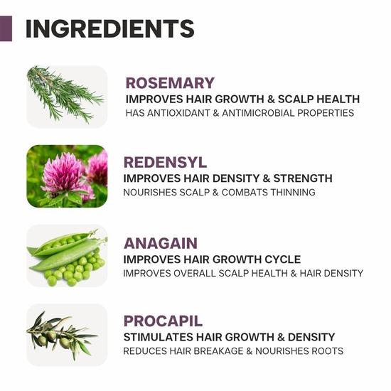 DERMATOUCH Rosemary Water Spray For Hair Growth (200 Ml) | Advance 2% Actives Rosemary+ Procapil Hair Spray Mist for Hair Fall Control