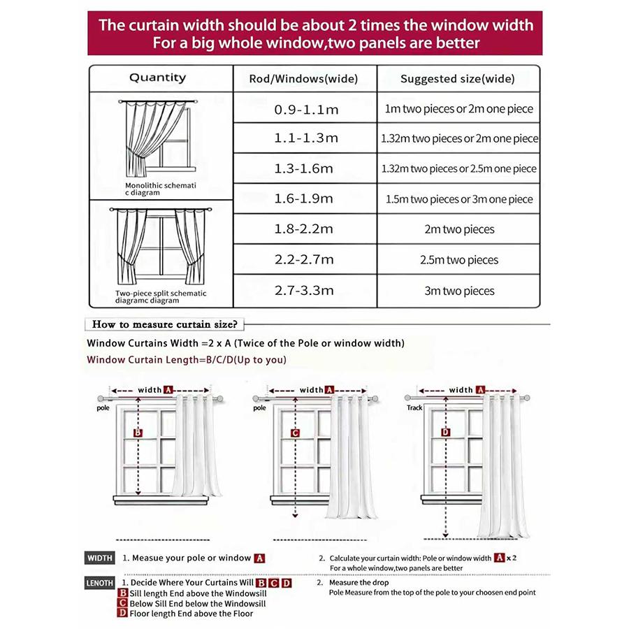 2PCS Multicolor Beige Orange White Floral Pattern Curtains Rod Pocket Design For Bedroom And Living Room