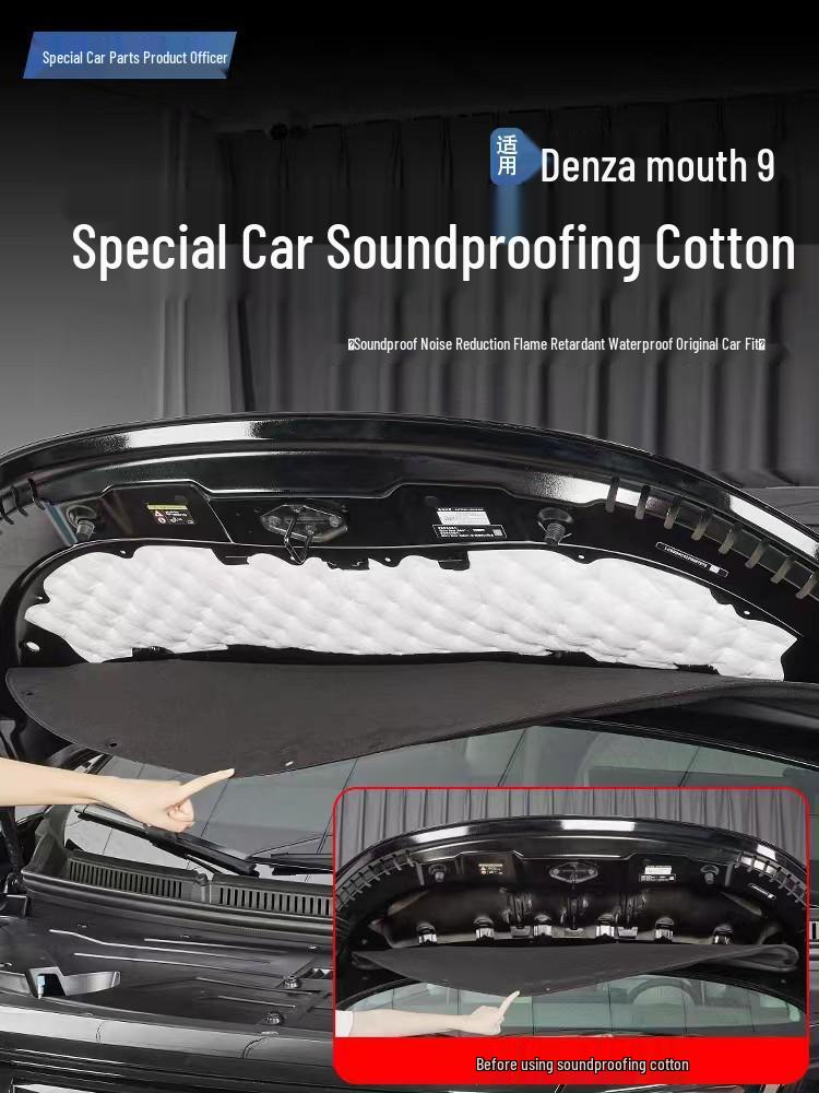 Denza D9 Engine Compartment Sound Insulation Cover for BYD - Car Interior Accessory