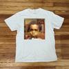T-shirt in Cotone Bianco Album Nas Illmatic Taglie Complete S-5XL