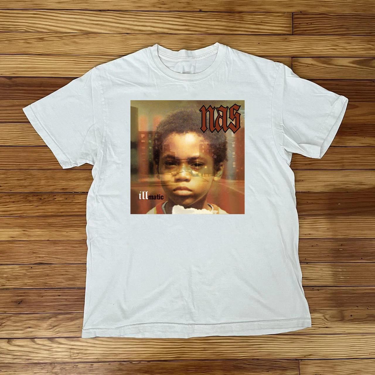 Nas illmatic Album White Cotton T Shirt Full Size S-5XL XXXL