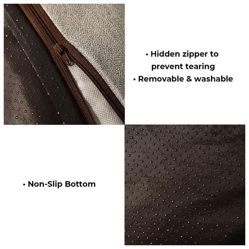 Four Seasons Large Dog Sleeping Pad - Removable, Washable Pet Mat with Crushed Sponge Filling