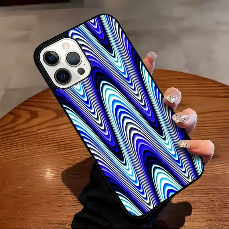 Optical Illusion Print Phone Case For iPhone 17 Air 16 15 14 13 12 11 Pro Max Max Plus Bumper Case Cover
