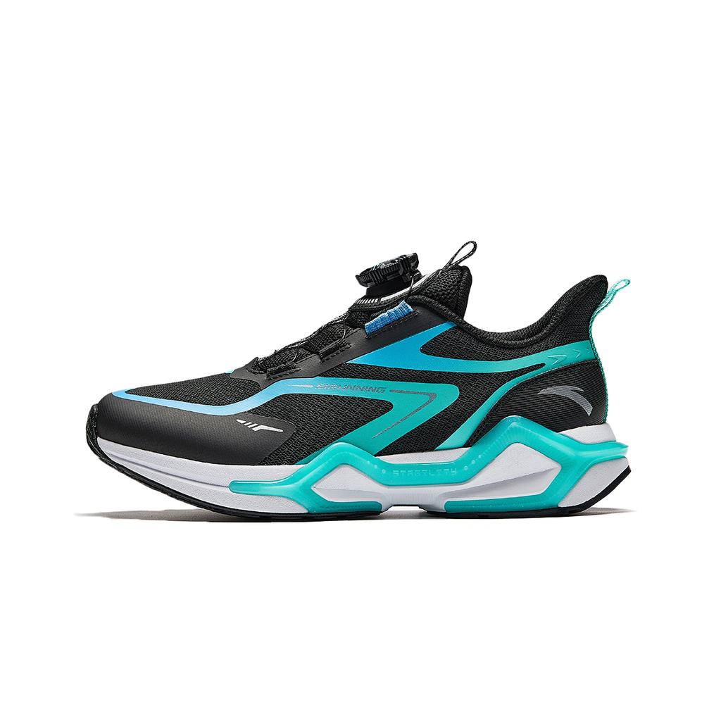 Anta Kids Bow Speed 3.0 Comfortable Fashion Sports Running Shoes Kids Running Shoes Fluorescent-Water-Green A12445535-2