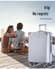 20" ABS Universal Wheel Zipper Suitcase with Combination Lock - 4-Piece Carry-on Set