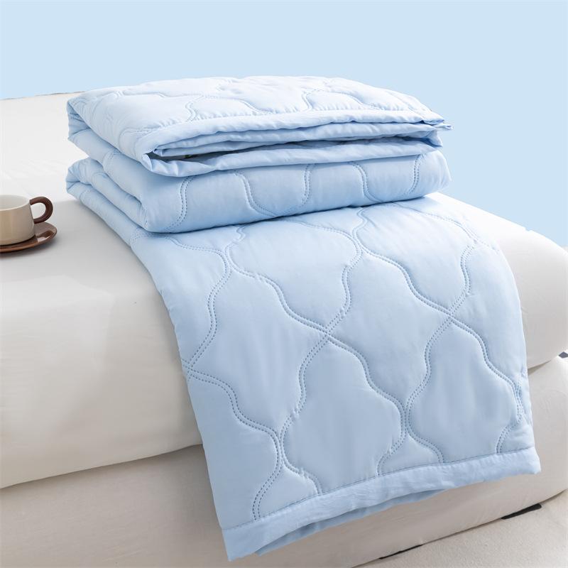 Washed cotton summer quilt skin-friendly grinding summer cool quilt printing student dormitory air conditioner quilt 150x200cm 1pcs