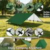 Multi-Point Waterproof Tarp - Portable Outdoor Shelter Fit For Camping & Survival Premium Grade Auto Interior Accessory