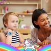 VAPCUFF Gift for Girls Ages 3-10, Kids Watch Toy for 3, 4, 5, 6, 7, 8 Years Old, Birthday Festival Gift for Girls Ages 4-9, Unicorn Blue