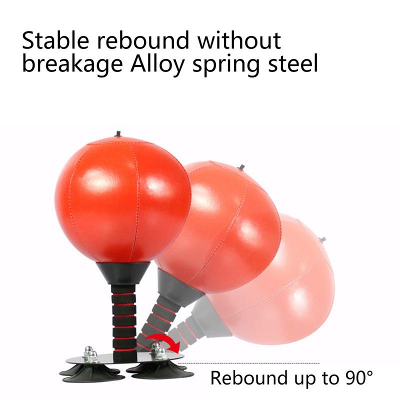 Desktop Punching Bag with 4 Suction Cup Desk Boxing Punch Ball Heavy Duty Stress Relief Boxing Practice for Kids and Adults