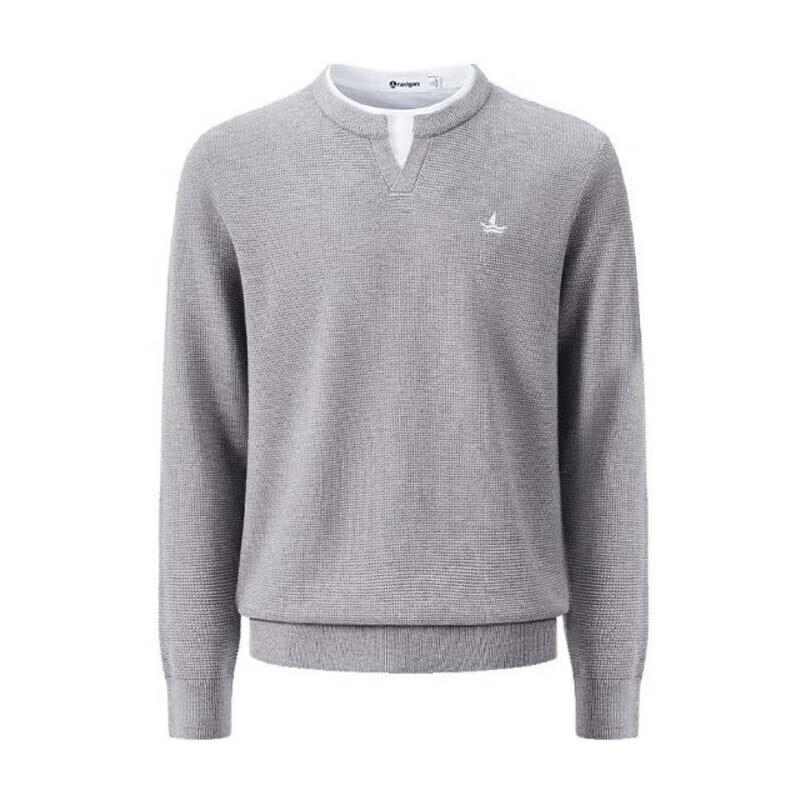 

Чоловічий пуловер Navigare у стилі ретро кежуал з круглим вирізом M