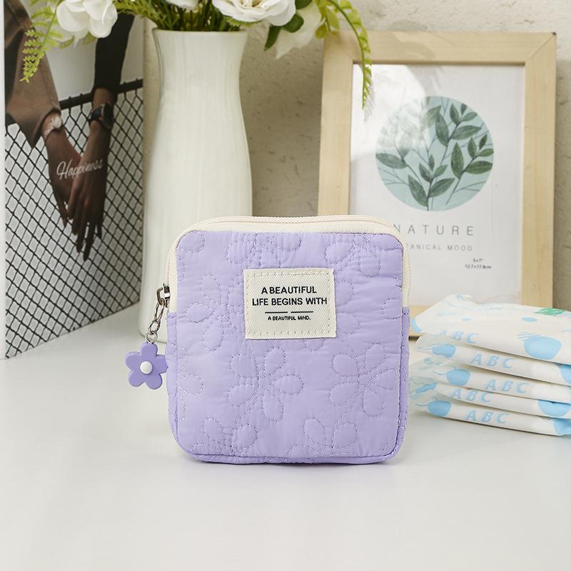 1pcs Mini Sanitary Napkin Cosmetic Storage Bag, Coin Card, Lipstick Storage Small Coin Storage Cosmetic Bag,Travel Bag women bag