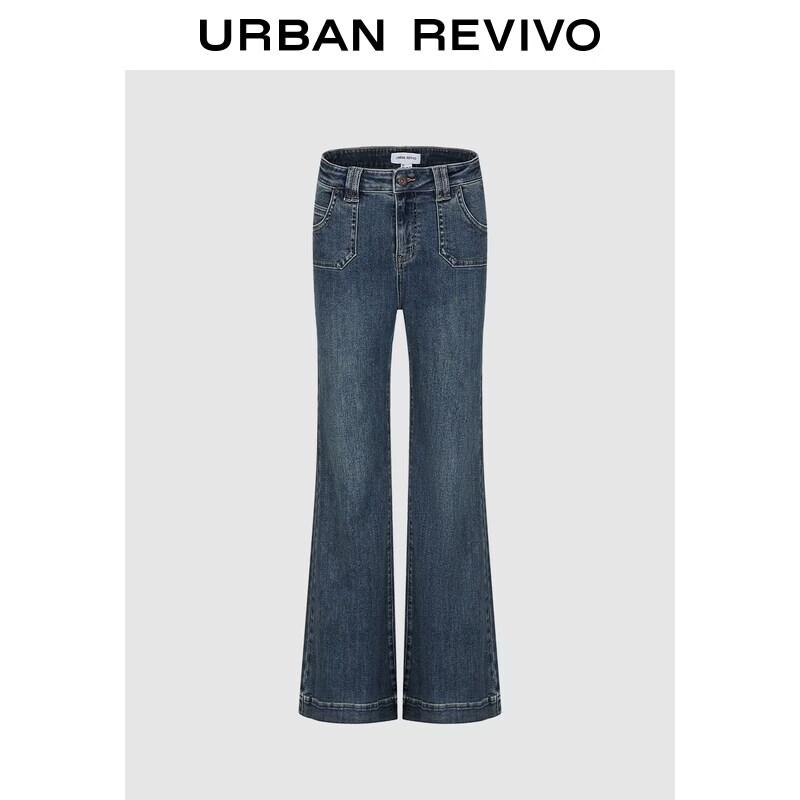 UR 2026 Spring Women s Washed Flare Jeans 30