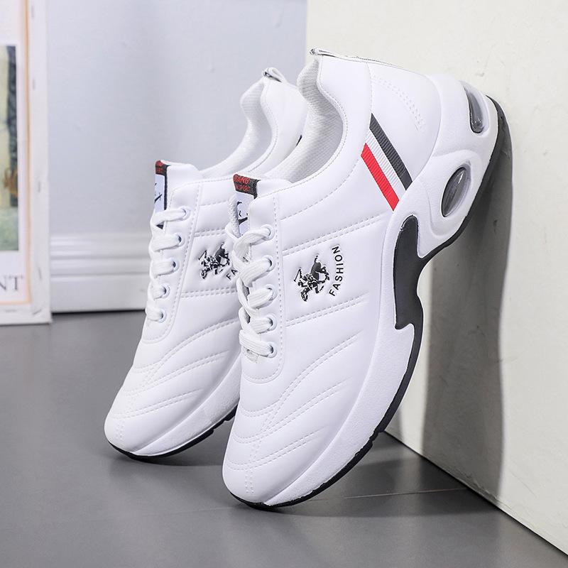 Original Men Sneakers Air Cushion Plus Size Shoe Breathable Outdoor Sports Leather Shoe Non-Slip Male Sneakers Chaussures Homme
