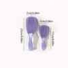 Hollow Hollowing Out  Massage Comb Anti-static Hair Brush Portable Scalp Massage Comb  Nylon Salon