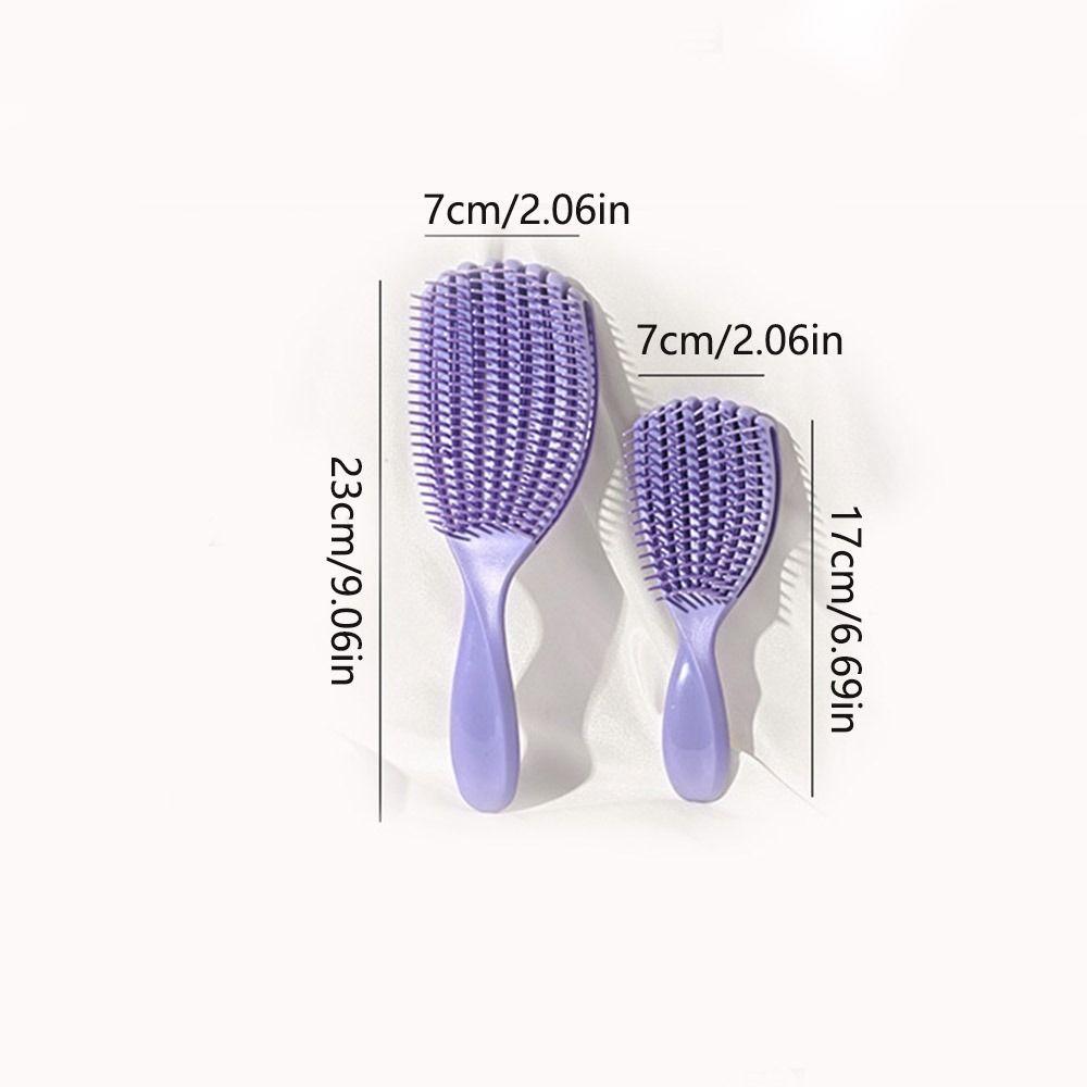 Hollow Hollowing Out  Massage Comb Anti-static Hair Brush Portable Scalp Massage Comb  Nylon Salon