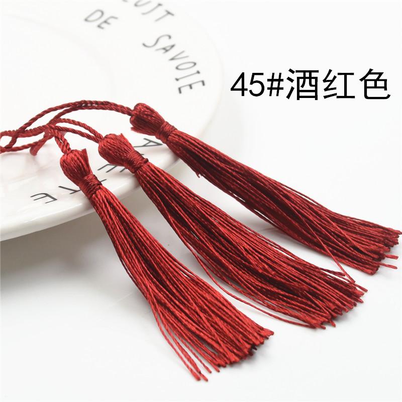 Vertical And Supple Chinese Knot Fringe Accessories Small Hanging Spike 13Cm Bookmark Suizi Clothing Sugar Box Tassel