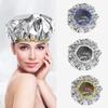 Aluminum Foil Self-heating Tin Foil Hat Waterproof Reusable Heat Elastic Coloring Hat Hair Steamer Hair Dye Tools Bathing Cap