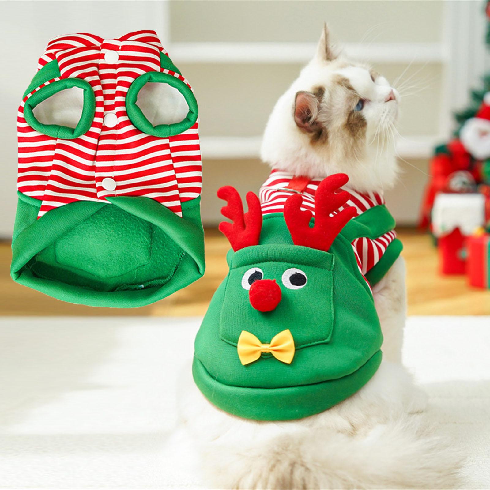 

Рождественский свитшот для собаки, Футболки для собак, Свитшот для питомца, Одежда XS красный