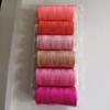 36-Color Polyester DIY Sewing Thread Set - 400 Yards with Bobbins