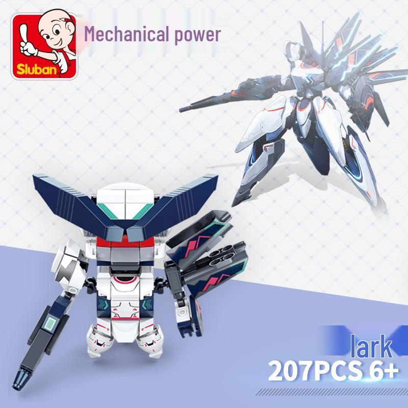 Строительные блоки Xiao Luban 1007: Мобильный город Альфа Меха Игрушка для мальчиков - Образовательный и увлекательный набор для сборки