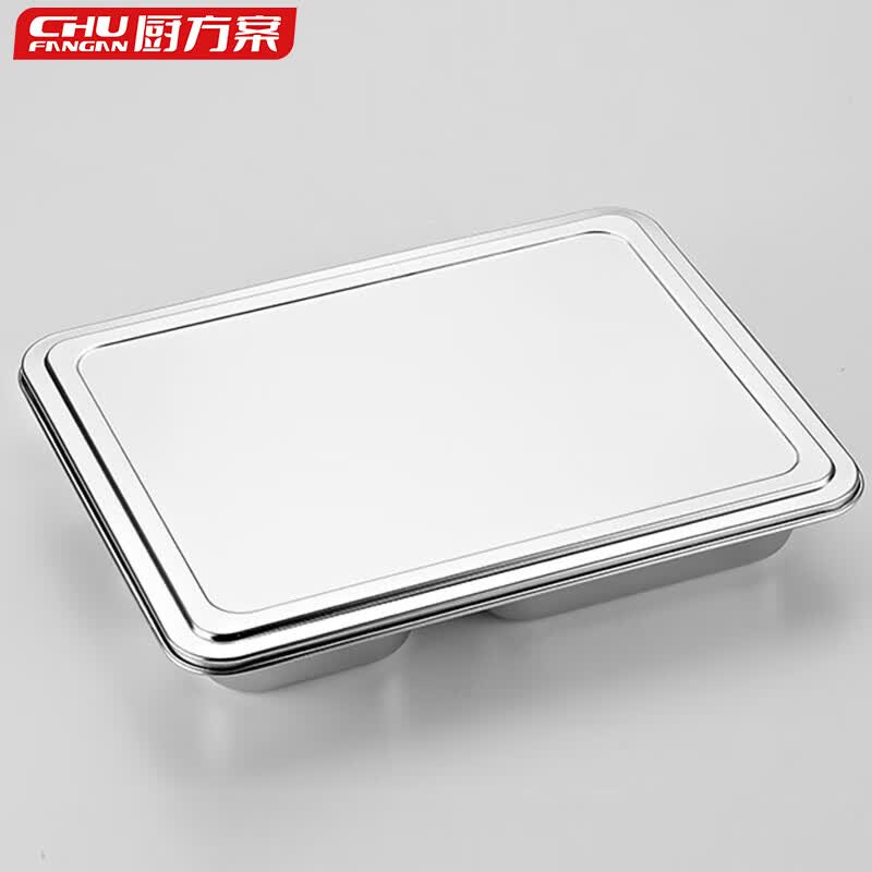 304 Stainless Steel 5-Compartment Lunch Box Set with Lid