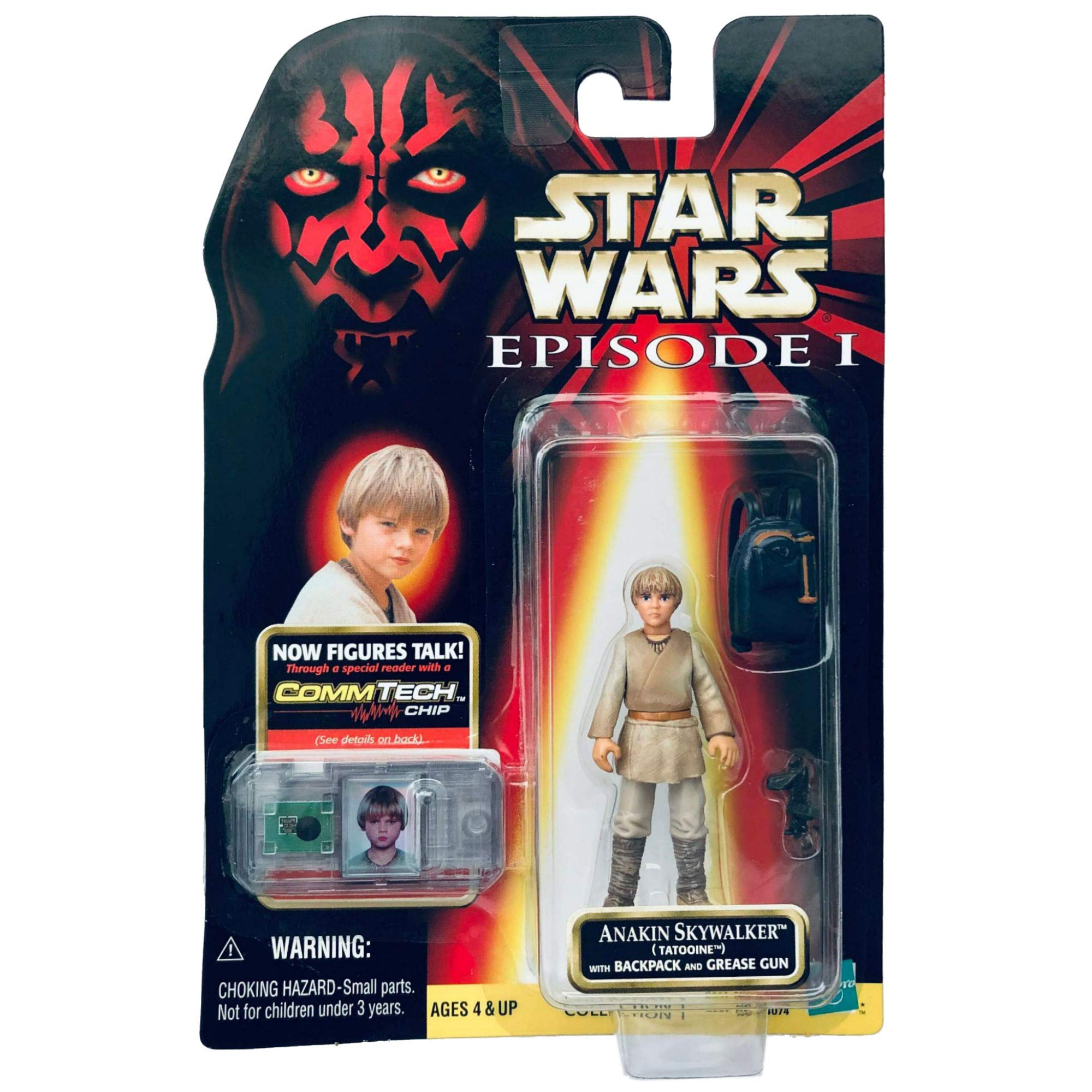 

STARWARS Звездные войны Эпизод 1 Фигурка Comtech Энакин Скайуокер Татуин версия.