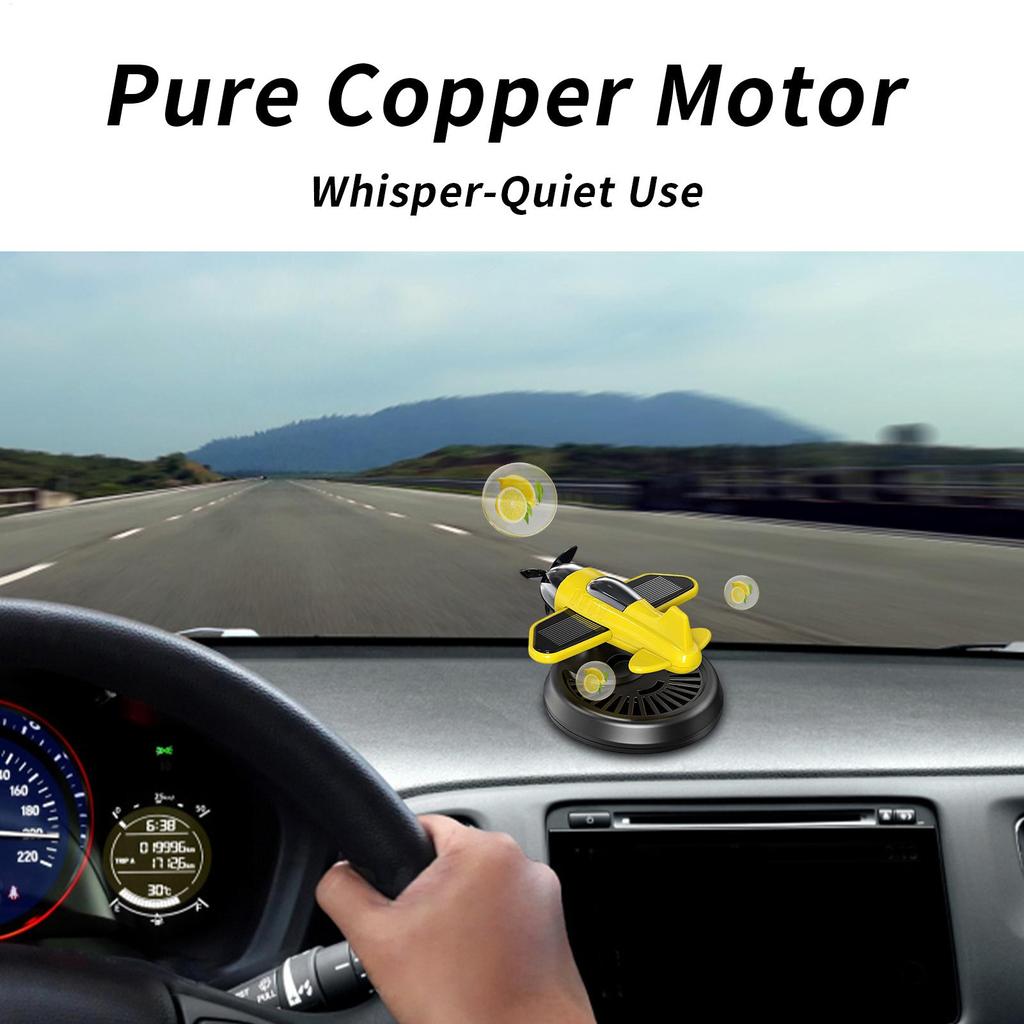 Car Air Freshener Diffuser Car Dashboard Solar Fragrance With Airplanes Shape Lasting Long Air Freshener For Pickup Automotive