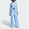 Adidas Originals Full Zip Logo Embroidered Striped Long Sleeve Jacket Women jackets KW8757