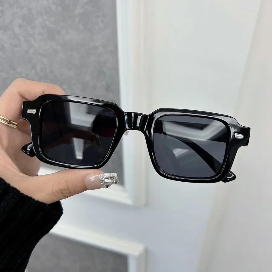 Vintage Square Sunglasses ladies Men Cool Mirror Lens Stylish Sun Glasses Female Male Personality Colors Oculos De Sol