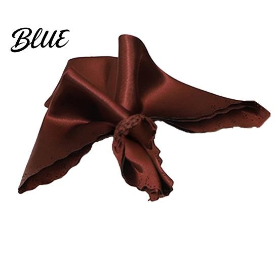 Scalloped Edge Napkins Satin Napkin Solid Color Glossy Cloth 17x17 Inch Commercial Grade Reusable Silky Dinner Napkin for Weddings Parties