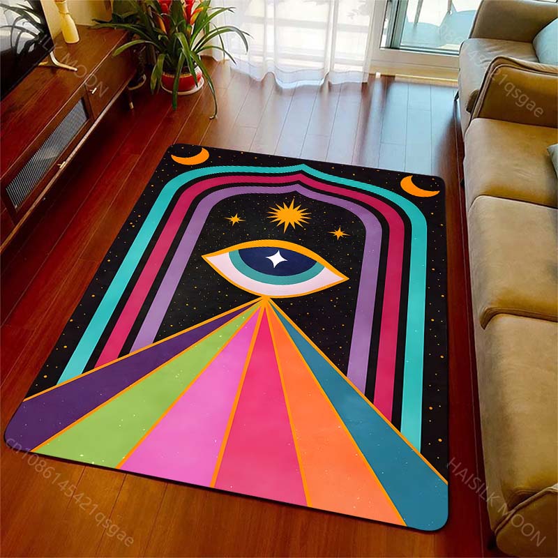 17 Styles Witch Eye Pattern Rug Carpets for Bedroom Living Room Sofa Mat Door Mat Dressing Room Rugs for Gifts
