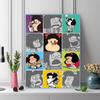 mafalda 100% Round Full Drill 5D DIY Diamond Painting Embroidery Cross Stitch Rhinestone Décor toilet 3 piece set
