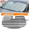 N Flag Pattern Windshield Sunshade Heat Protect for Dodge Challenger 09+