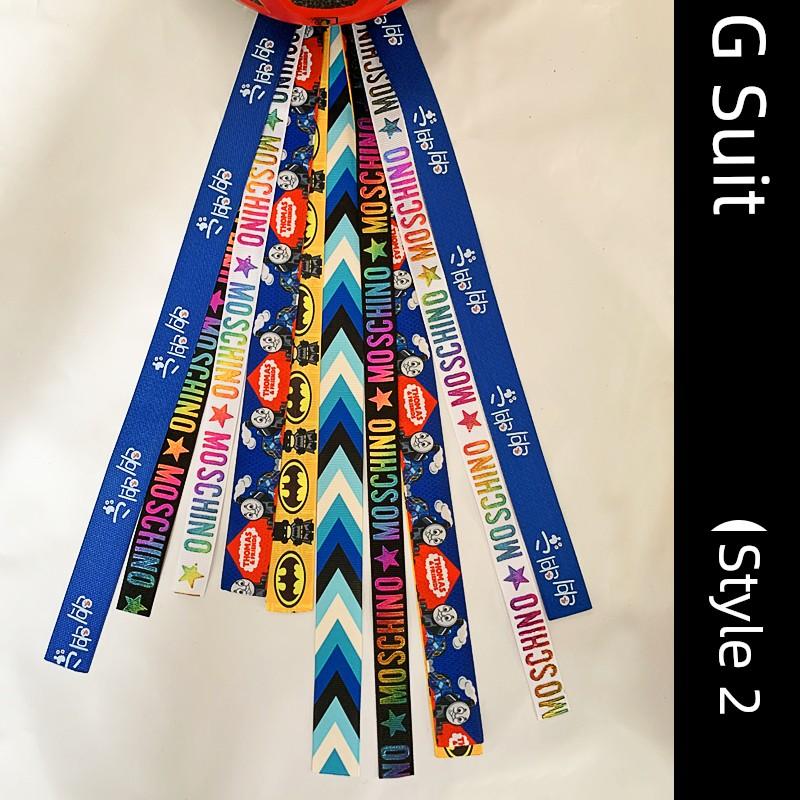 Kids Roller Skating Balance Car Ski Helmet Ribbon Self-Made Kids Balance Bike Stylish Decorative Doll Ribbon Dirty Braid