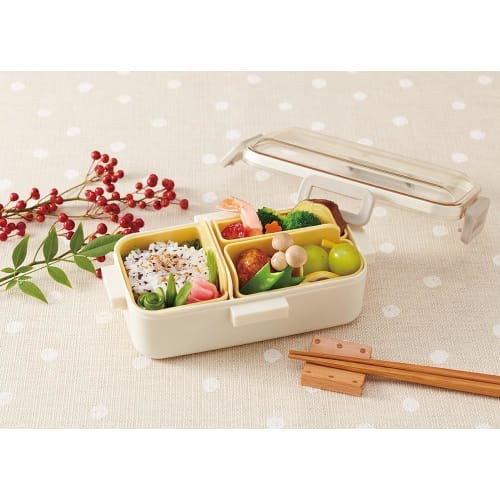 Skater Shokado Fluffy Dome Lid Bento Box 530ml Powder Pastel Basic Made in Japan PFLB6S-A