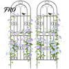 Climbing Plants Support Iron Trellis for Outdoor, 86.61" Garden Flower with Outdoor Stand Bird Pattern, Heavy Duty Plant Ivy Rose Jasmine Sturdy